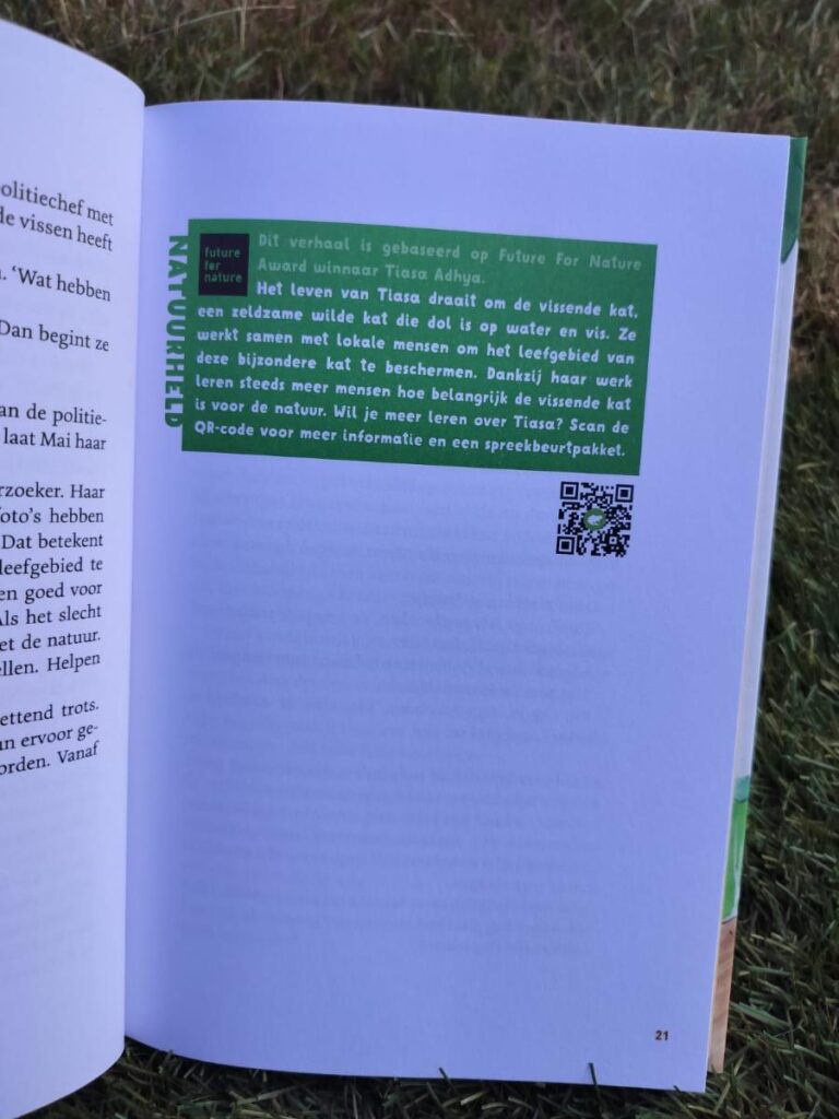 informatief stukje met qr code De geheimzinnige vissendief