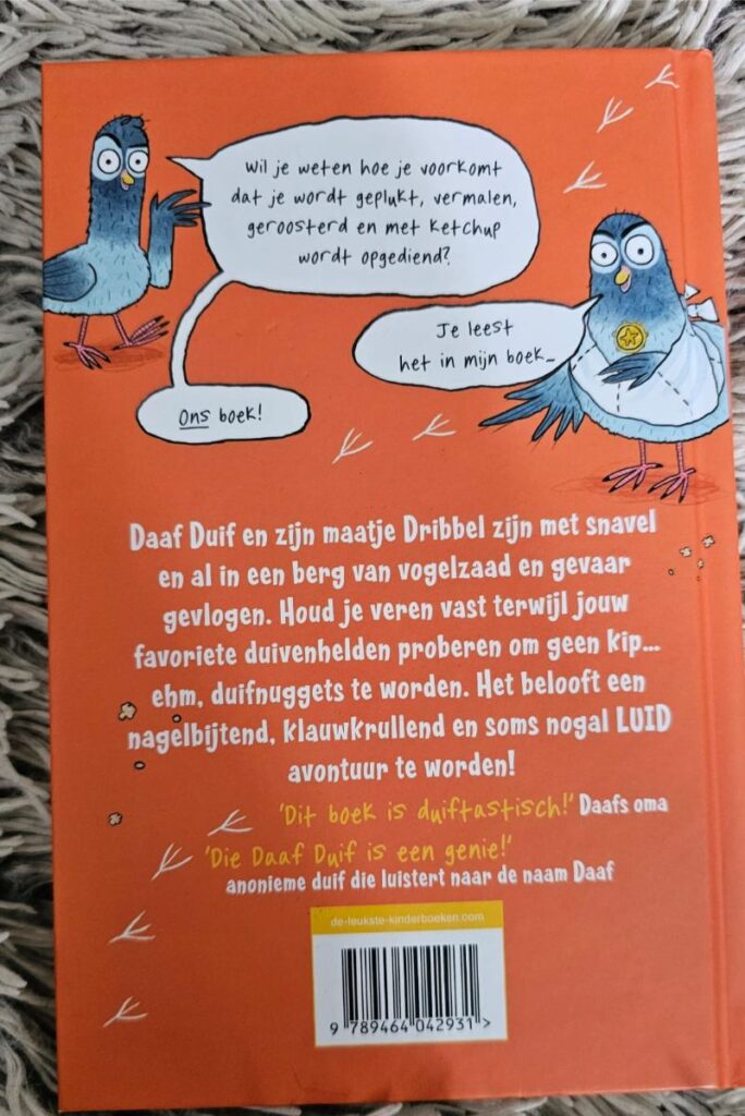 daaf duif boeken achterkant
