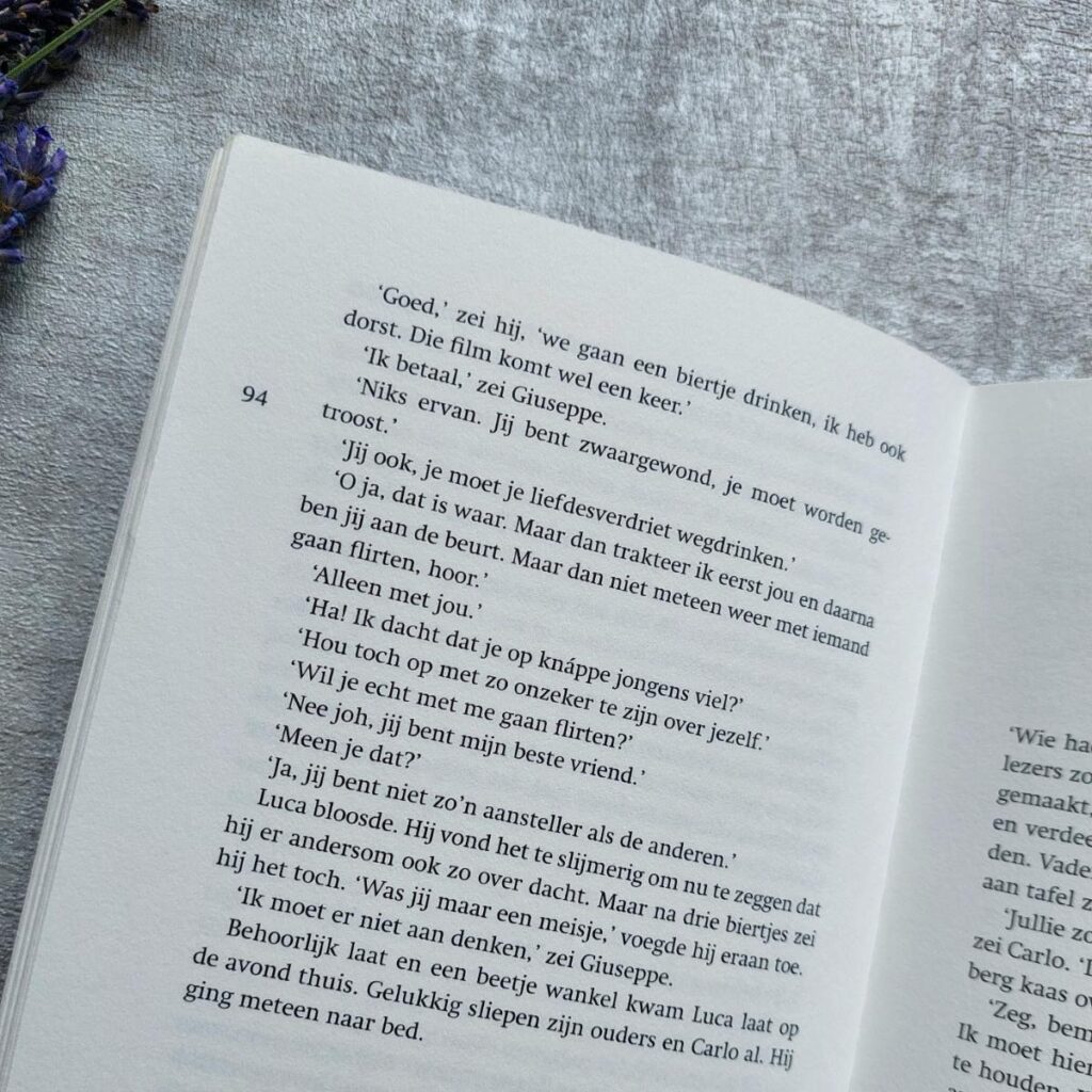 de jongen van het godeneiland dialoog