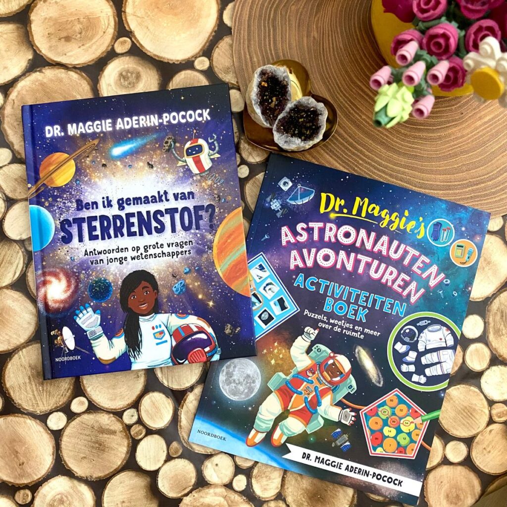 Ben ik gemaakt van sterrenstof voorkant cover omslag kaft weetjesboek activiteitenboek