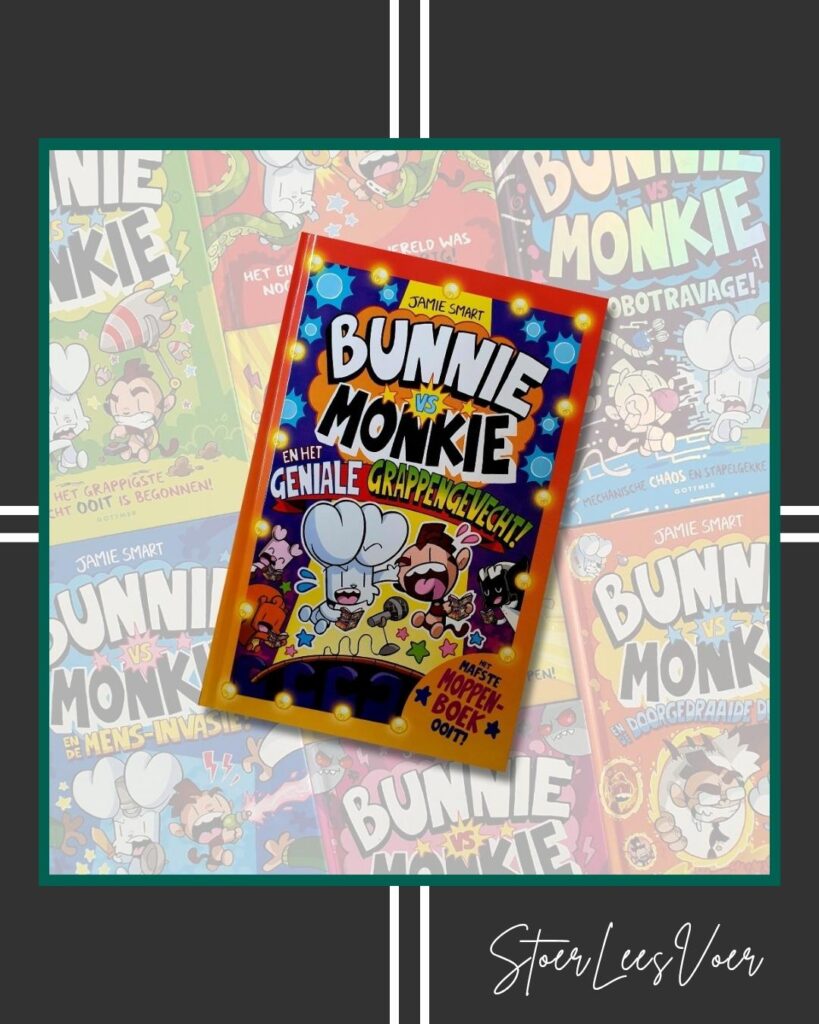 Bunnie vs Monkie en het geniale grappengevecht!