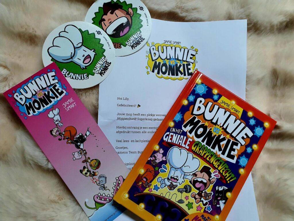 Bunnie vs Monkie en het geniale grappengevecht