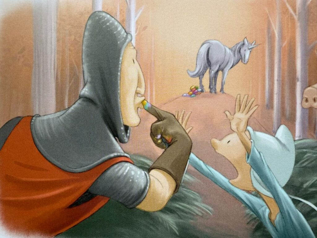 ridder eet eenhoornpoep