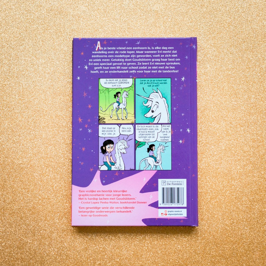 achterkant Evi in de schijnwerpers door Dana Simpson