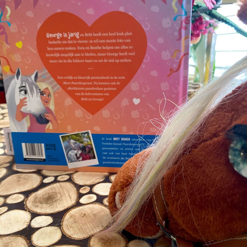 George is jarig britt dekker meer paardenpraat achterkant achterflap synopsis samenvatting cover omslag kaft