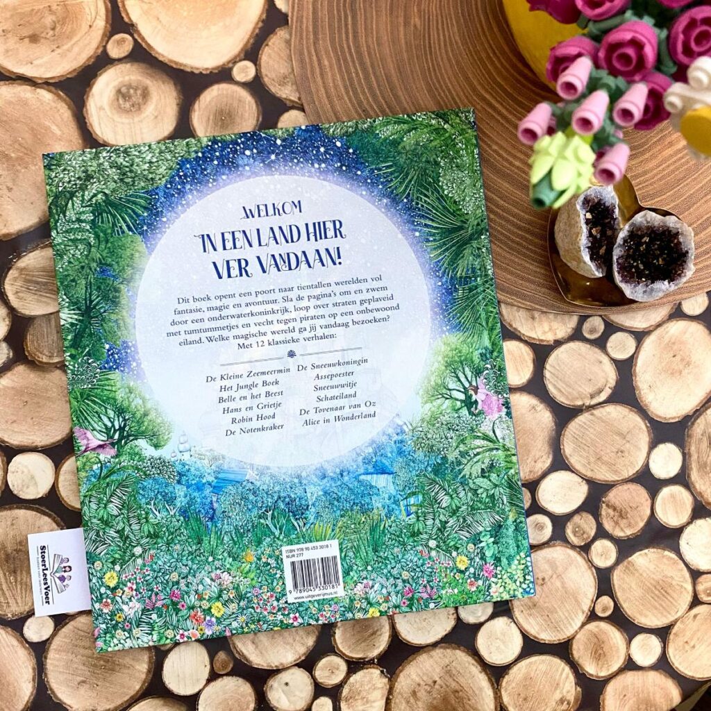 In een land hier ver vandaan kate davies sprookjesboek achterkant synopis samenvatting cover omslag kaft