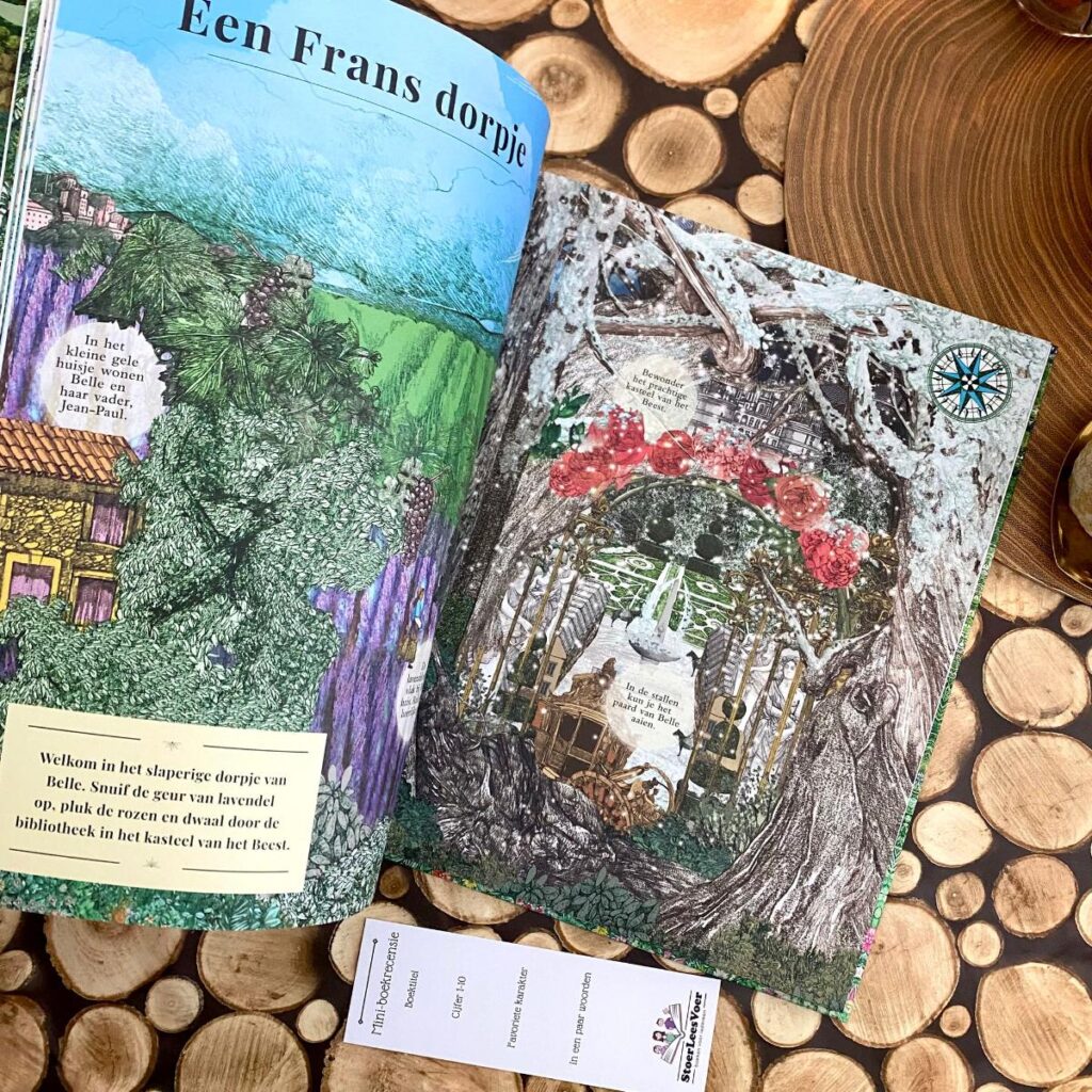 een frans dorpje in een land hier ver vandaan interactieve bladzijden