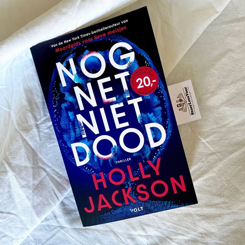Nog net niet dood holly jackson thriller voorkant cover omslag kaft