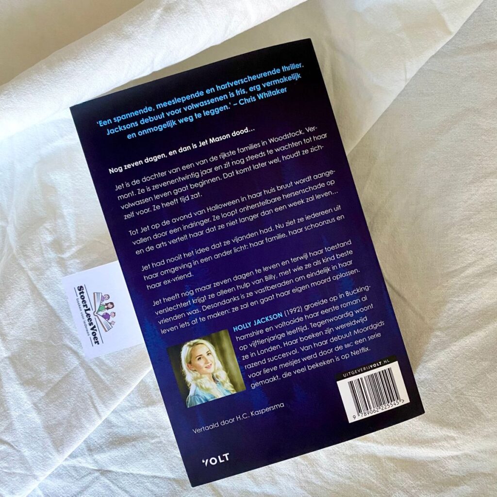 Nog net niet dood holly jackson thriller achterkant achterflap synopsis samenvatting cover omslag kaft