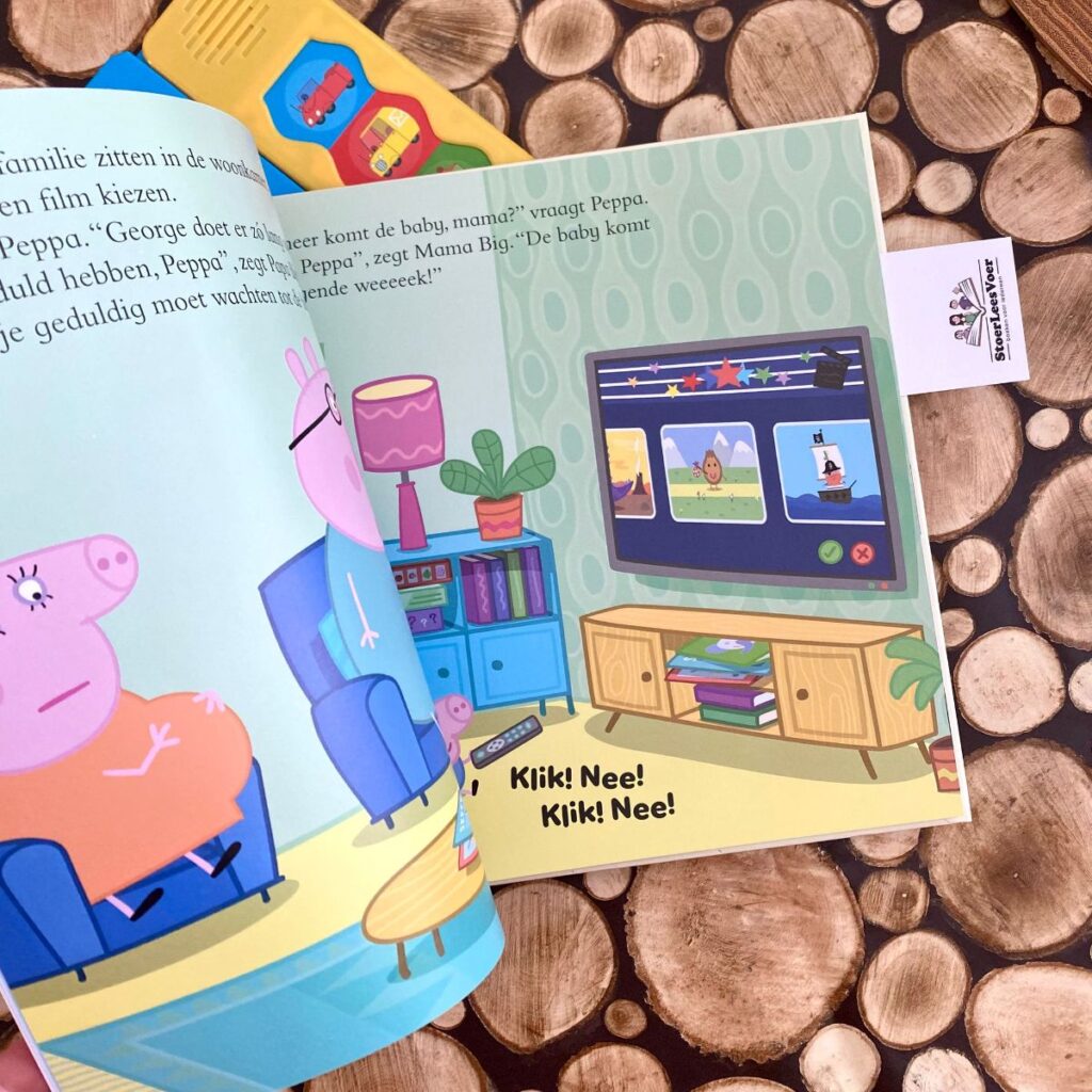 Peppa krijgt een zusje prentenboek tekst