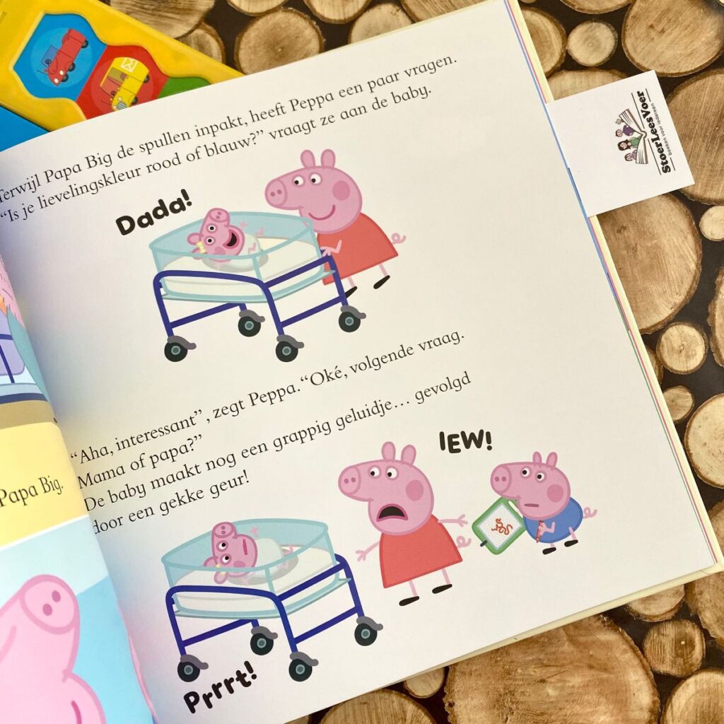 Peppa krijgt een zusje evie prentenboek
