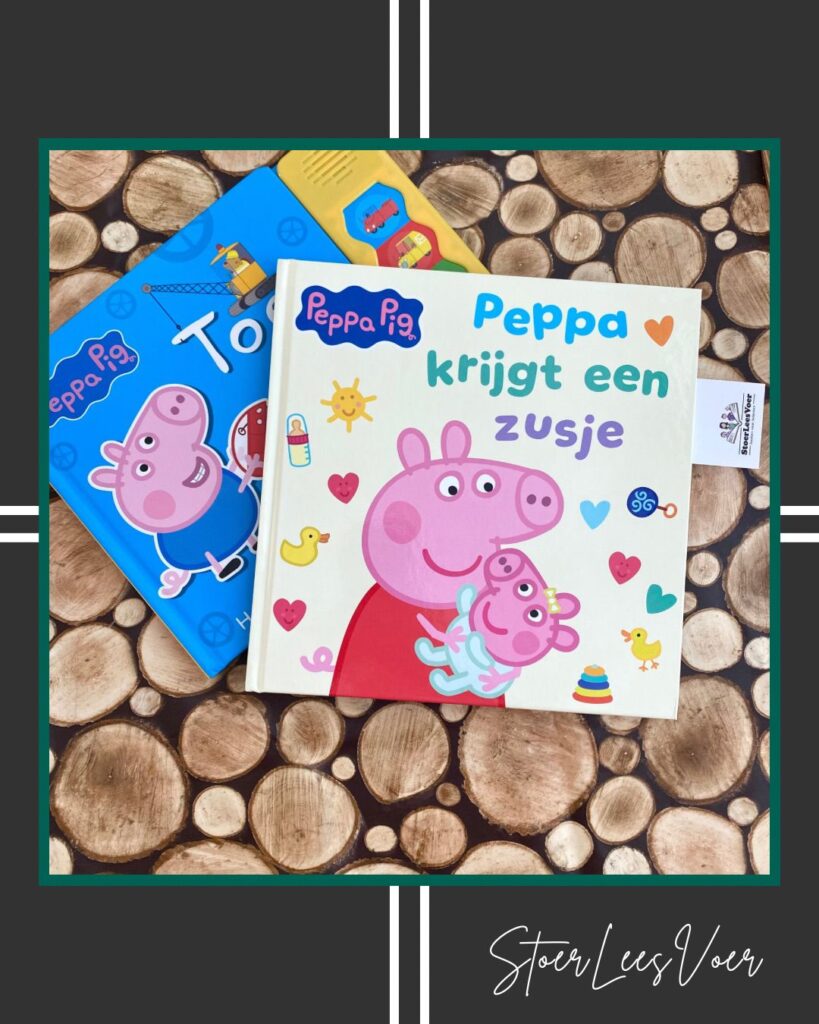 Peppa krijgt een zusje voorkant cover omslag kaft prentenboek peppa big pig