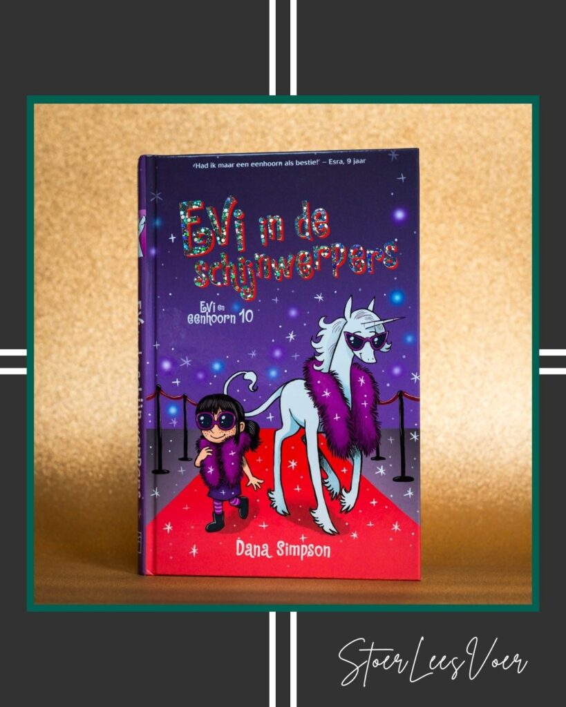 SLV kader - Evi in de schijnwerpers door Dana Simpson