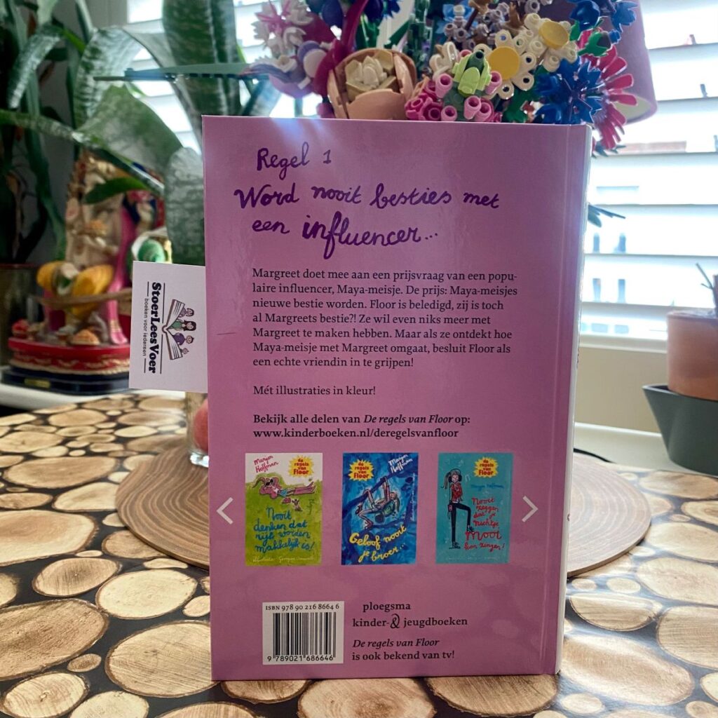 Word nooit besties met een influencer de regels van floor 20 achterkant achterflap synopsis samenvatting cover omslag kaft