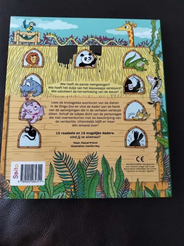 achterflap Wie heeft het gedaan in de zoo