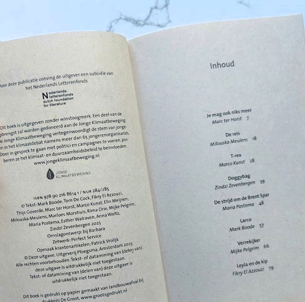 hoopvolle verhalen over het einde van de wereld inhoudsopgave