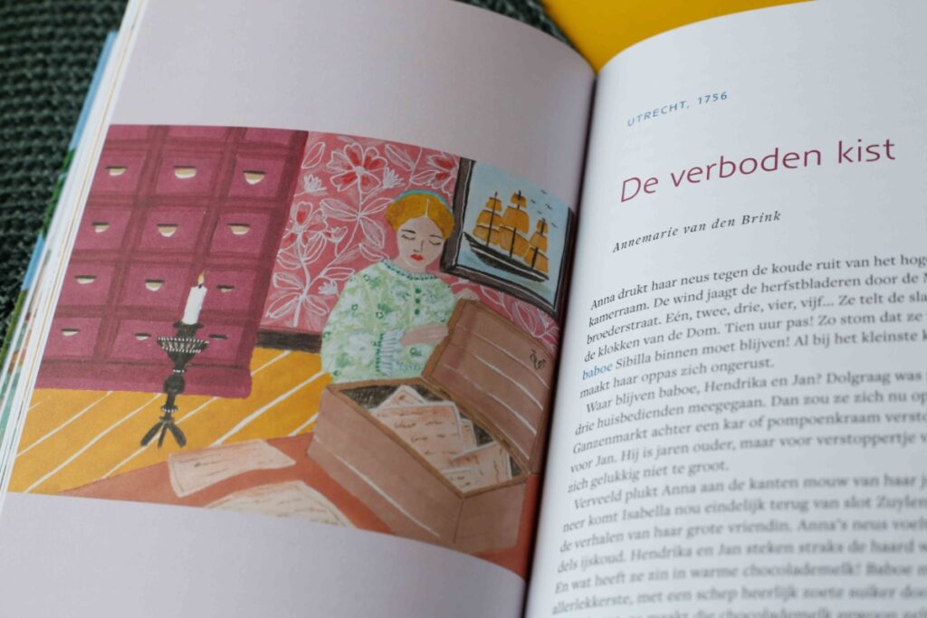 bladspiegel 3/3 illustratie van Roeqiya Fris - De verboden kist