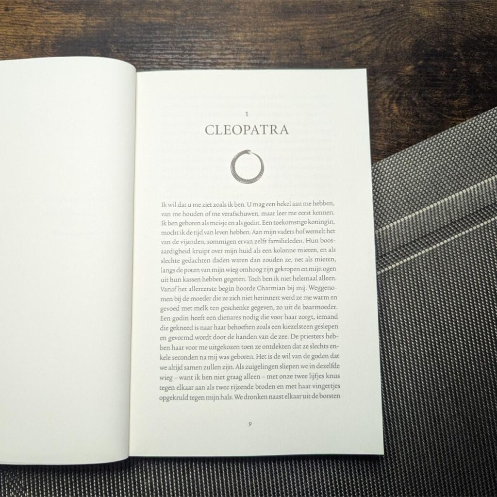 Begin hoofdstuk Cleopatra