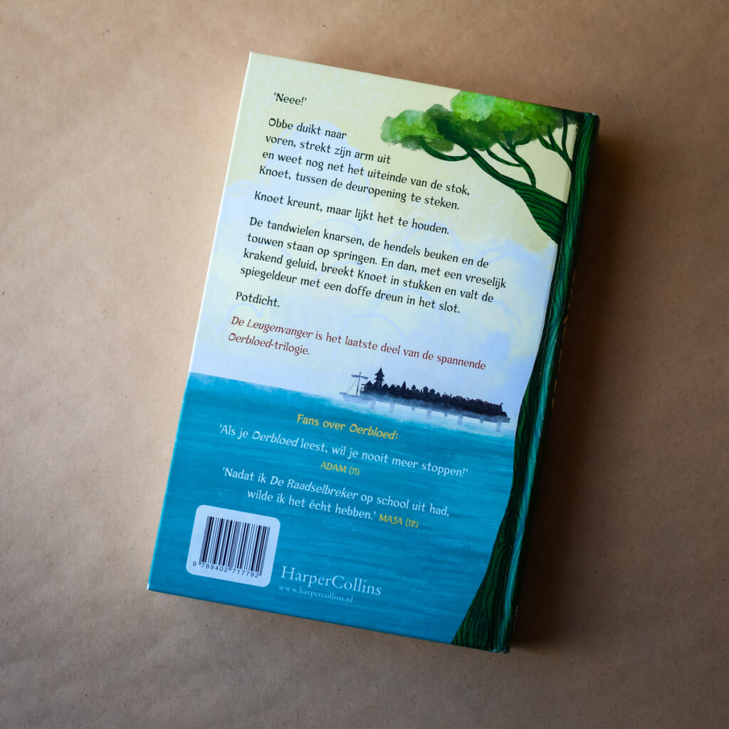 De Leugenvanger achterkant