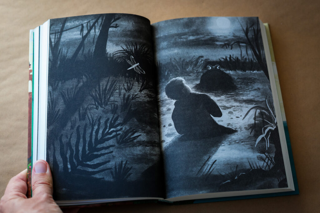 spread vullende illustratie door Maruga Koops