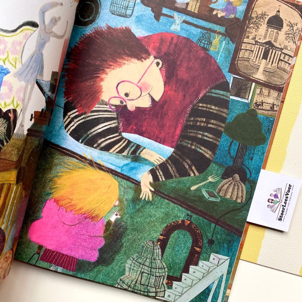 Een bijzonder wolletje bol illustratie