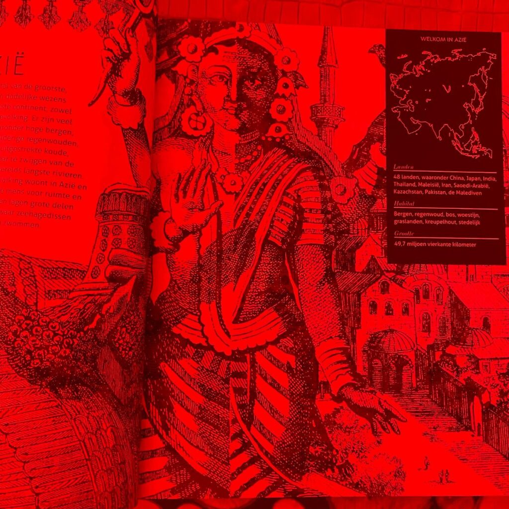 Encyclorama verken de natuur rood