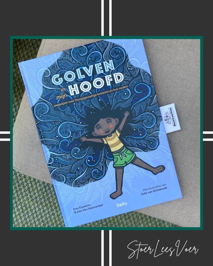 Golven in mijn hoofd wegwijzer hooggevoeligheid meisje liggend haren op grond voorkant cover omslag kaft