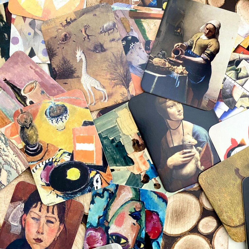 het andere memospel kunst de kaarten voorbeeld