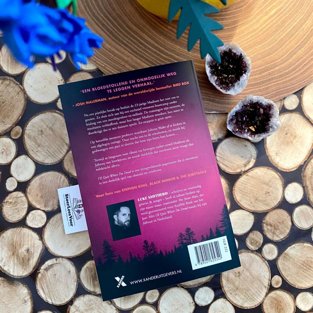 I'll Quit When I'm Dead luke smitherd achterkant achterflap samenvatting synopsis cover omslag kaft