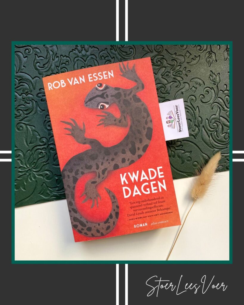 Kwade dagen rob van essen roman voorkant cover omslag kaft