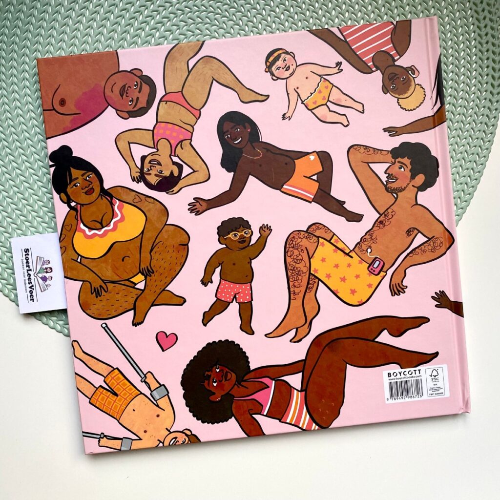 Lichamen zijn leuk achterkant achterflap synopsis samenvatting cover omslag kaft prentenboek tyler feder