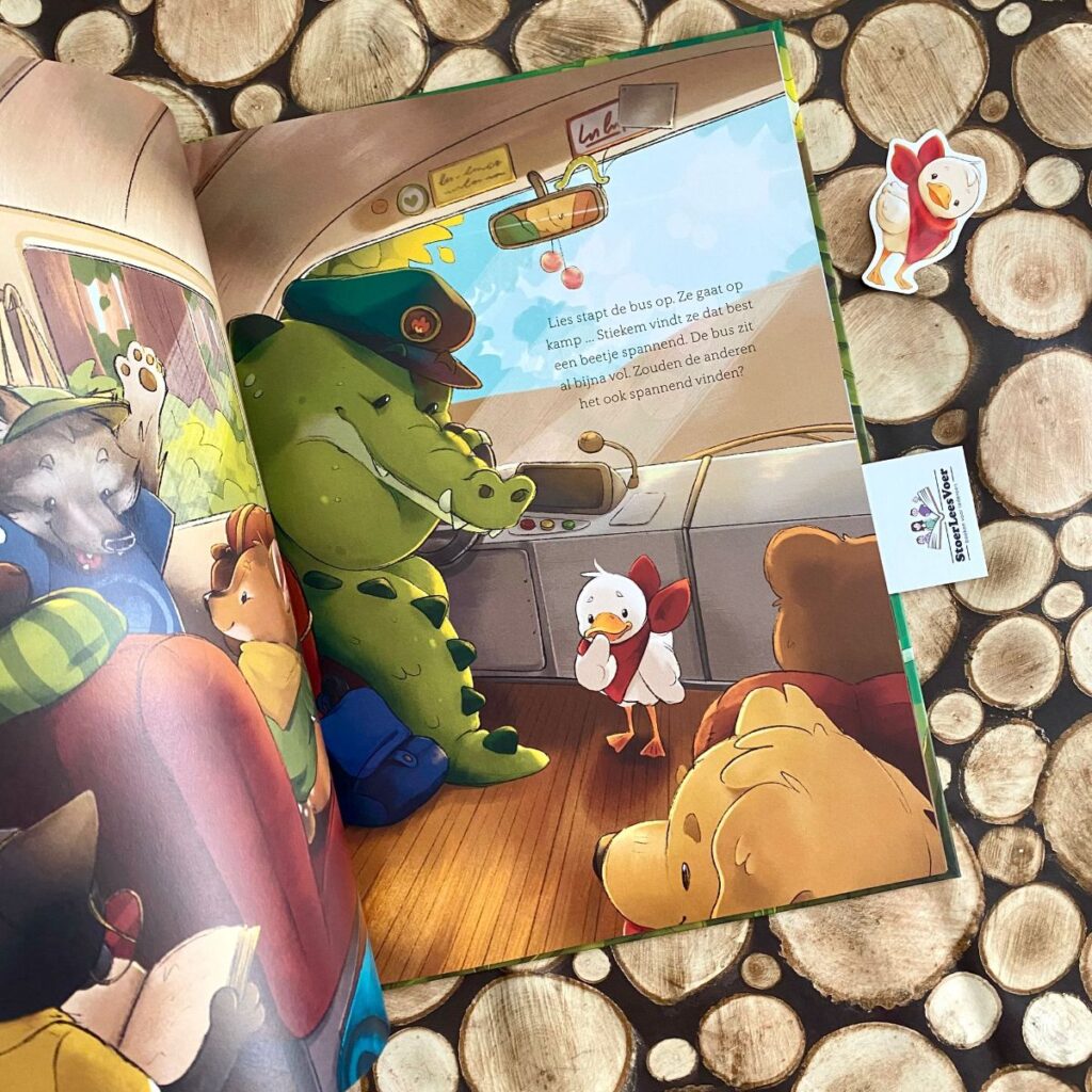 Lieve Lies op zomerkamp prent en tekst joni bosch aiko graven