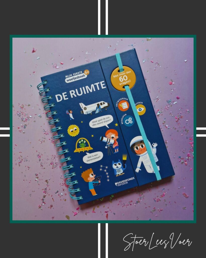 Mijn eerste weetjesboek over de ruimte voorkant cover omslag kaft