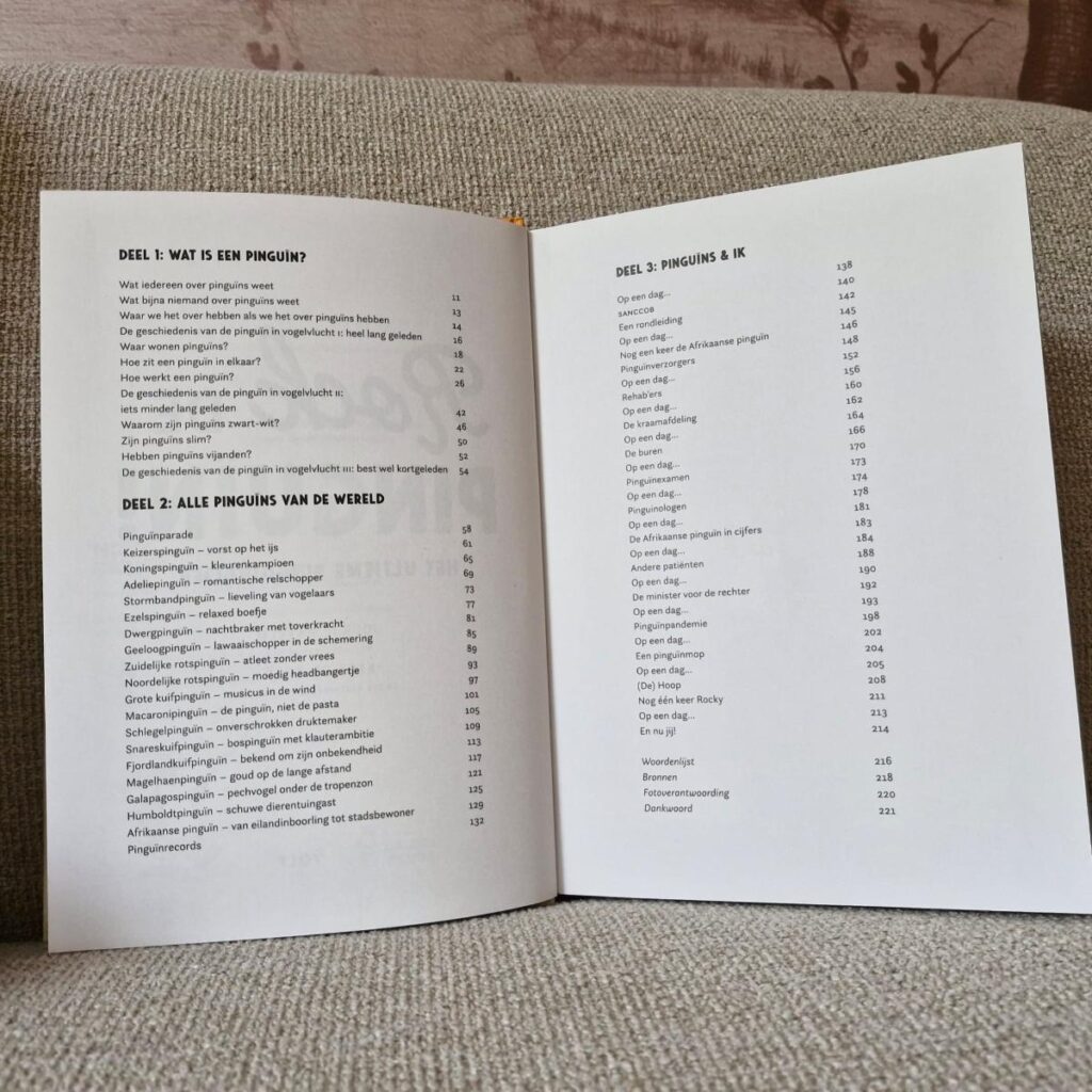 Rock de pinguïn inhoudsopgave