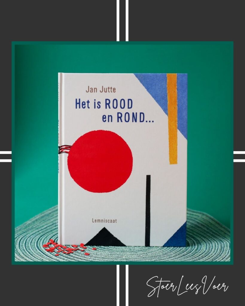 voorkant Het is rood en rond met kader StoerLeesVoer