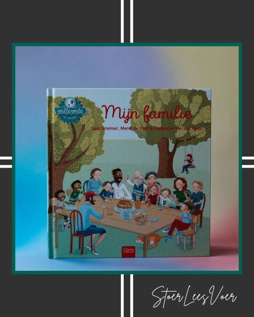 voorkant Mijn familie met StoerLeesVoer kader