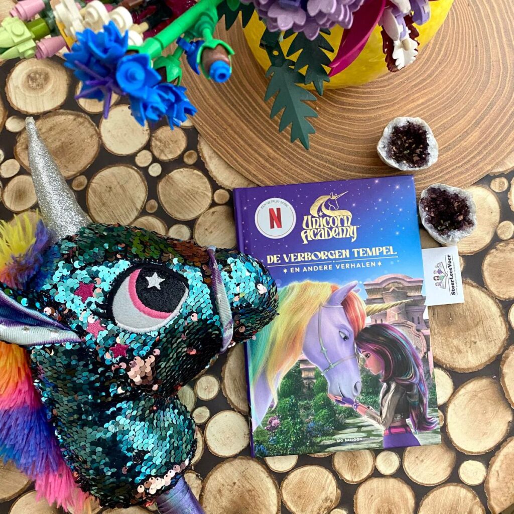 De verboden tempel en andere verhalen leesboek Unicorn Academy voorkant cover omslag aft