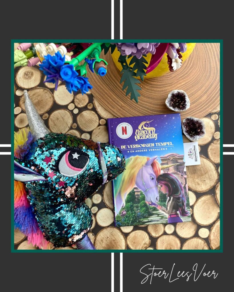 De verborgen tempel en andere verhalen leesboek Unicorn Academy voorkant cover omslag aft