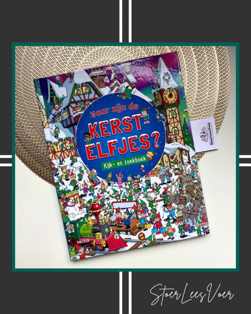 Waar zijn de kerstelfjes voorkant cover omslag kaft zoekboek