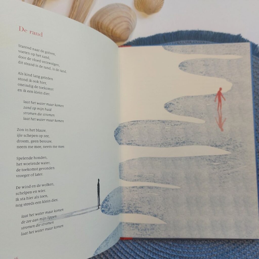 de zee is bijna alles de rand