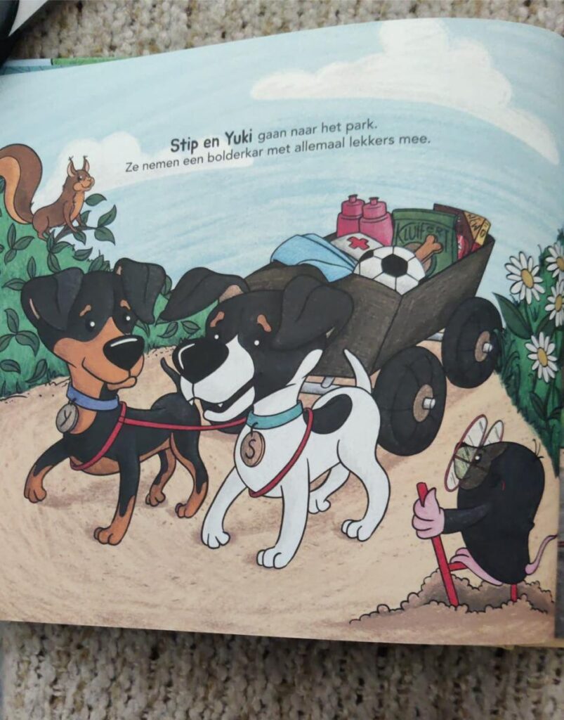 paniek in het park stip yuki prentenboek