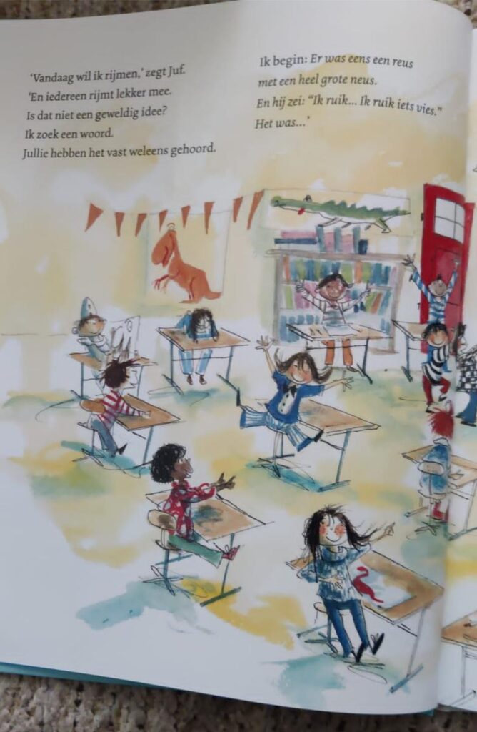 Eerste bladzijde wat rijmt er op vies