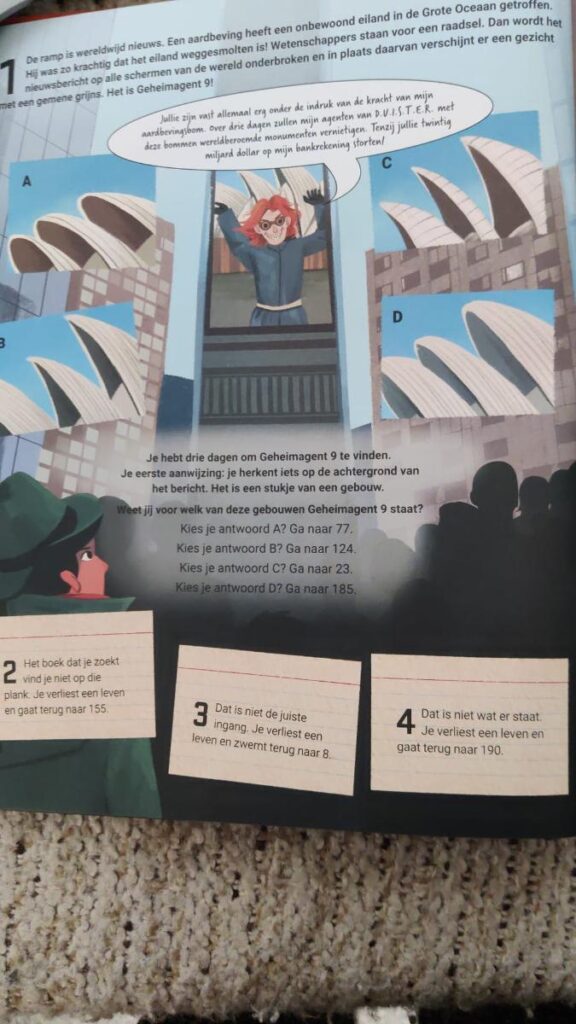 Eerste blz De achtervolging van geheimagent 9