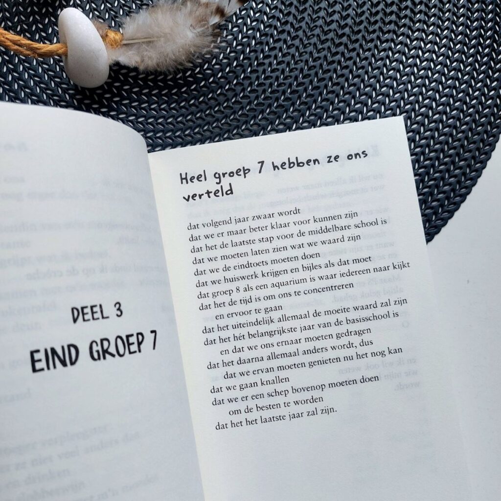 het laatste jaar eind groep 7