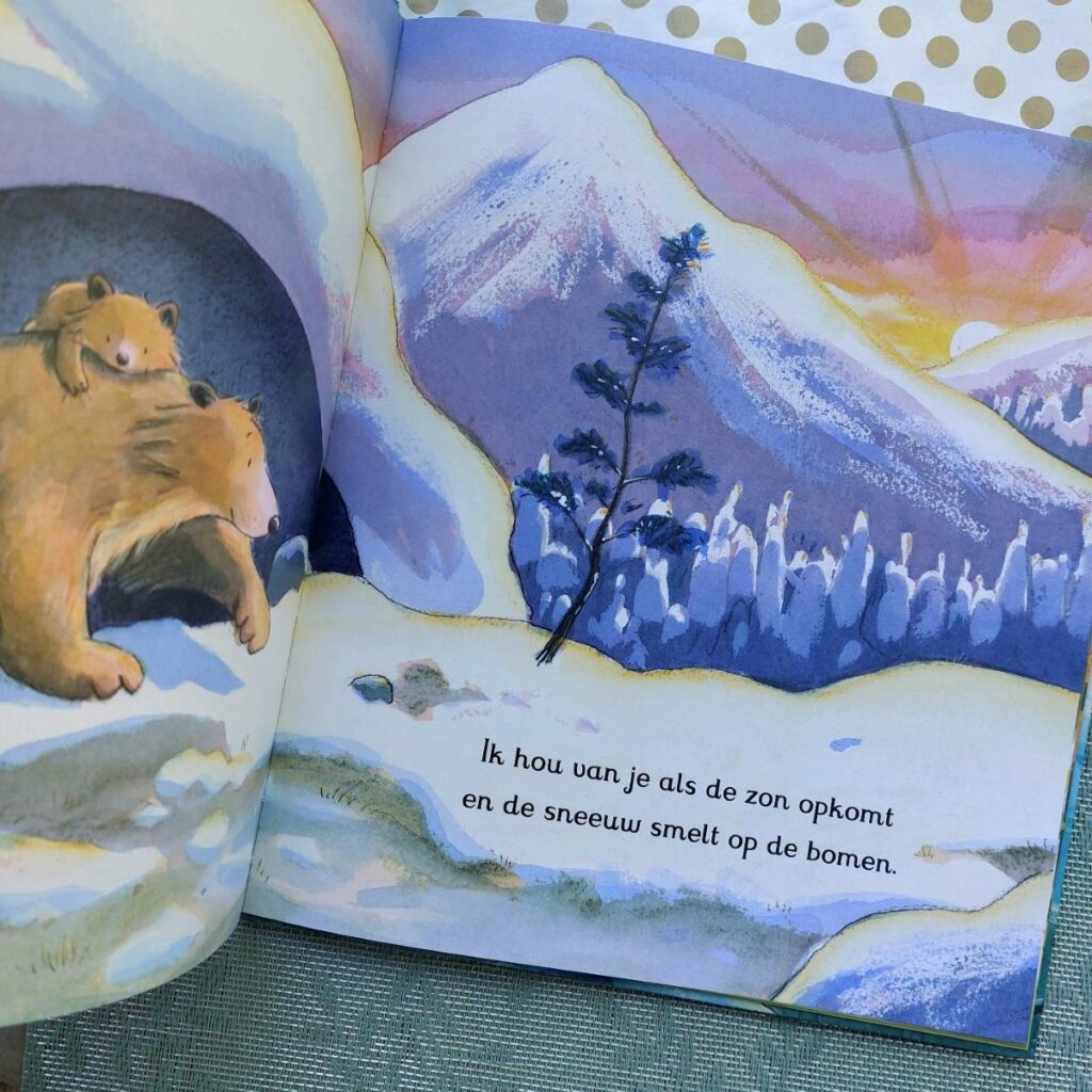 ik hou van jou tot de maan en terug winter