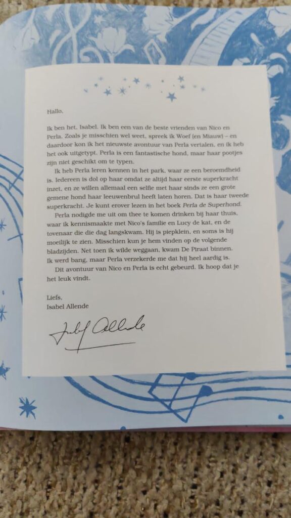 Introductiebrief Isabel