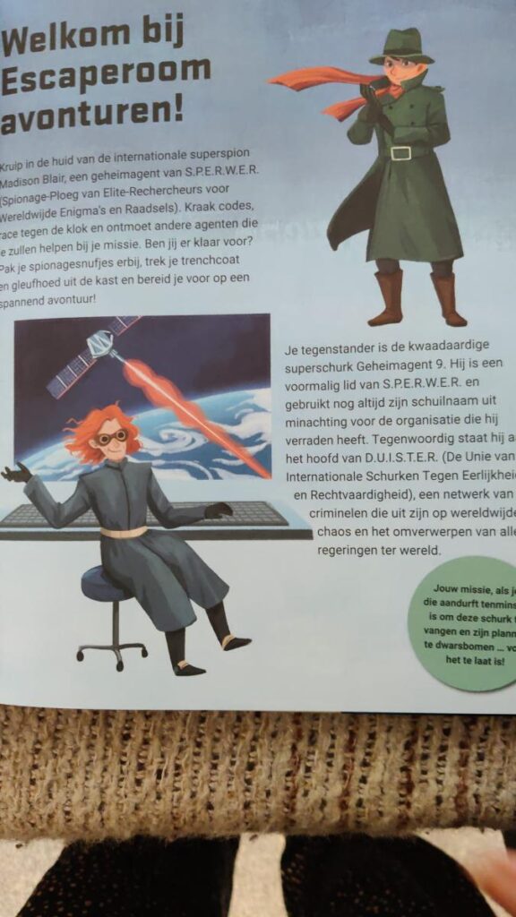 uitleg De achtervolging van geheimagent 9
