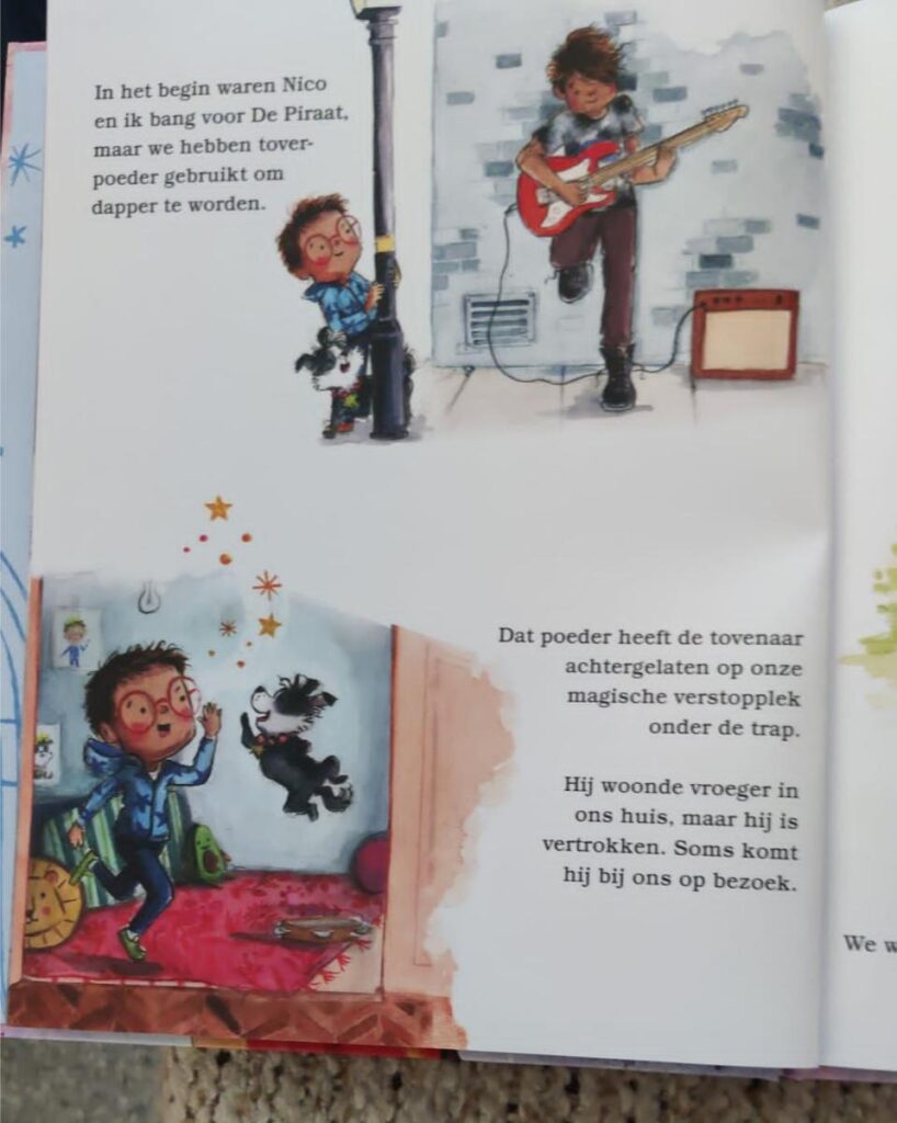 eerste bladzijde Perla en De Piraat