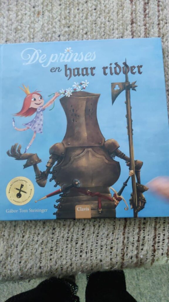 kader de prinses en haar ridder voorkant cover omslag kaft prentenboek