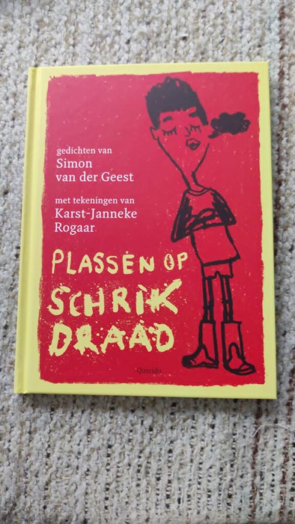 voorkant plassen op schrikdraad cover omslag kaft